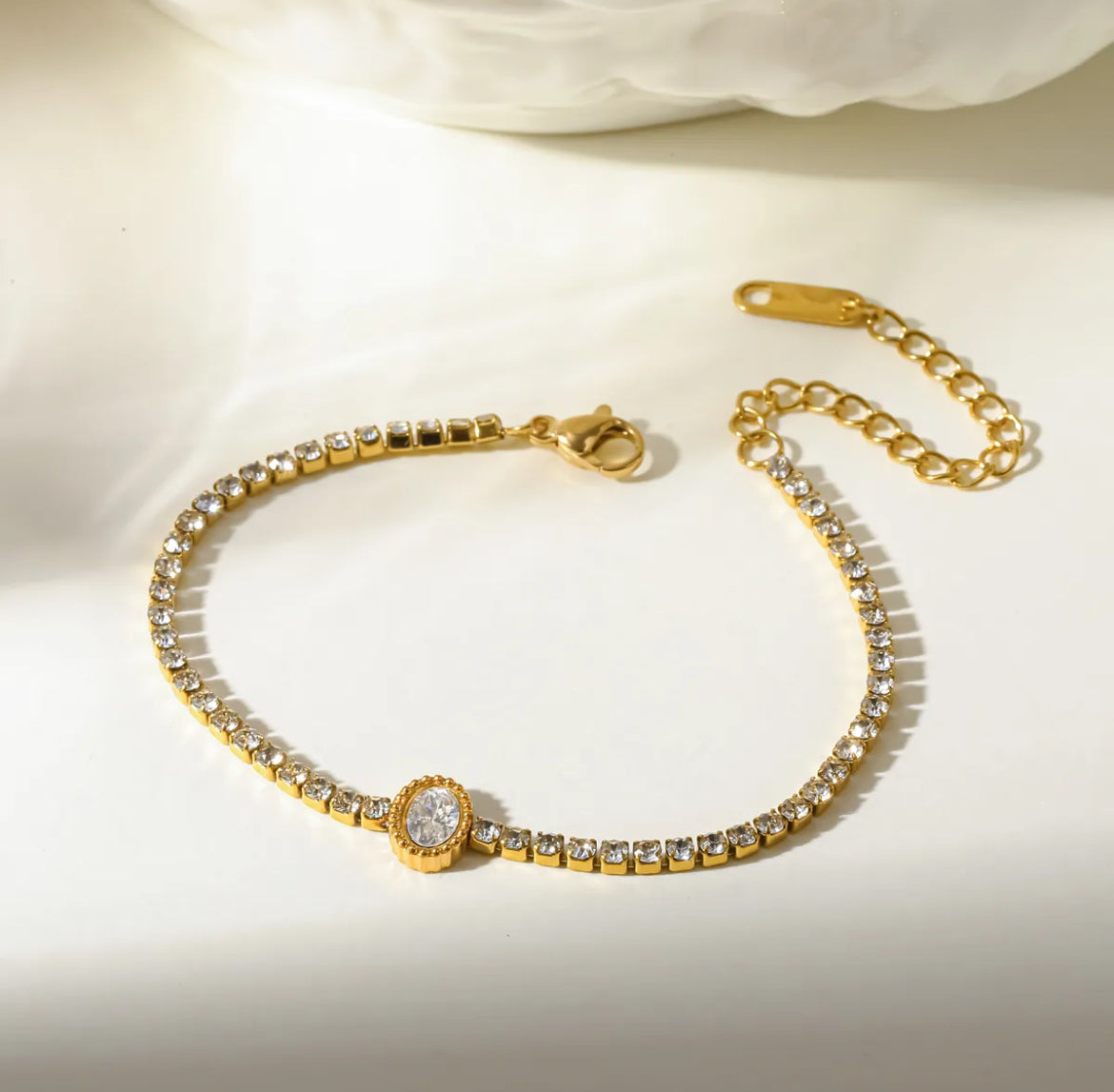 PULSERA ROSABELL CUBIC GOLD