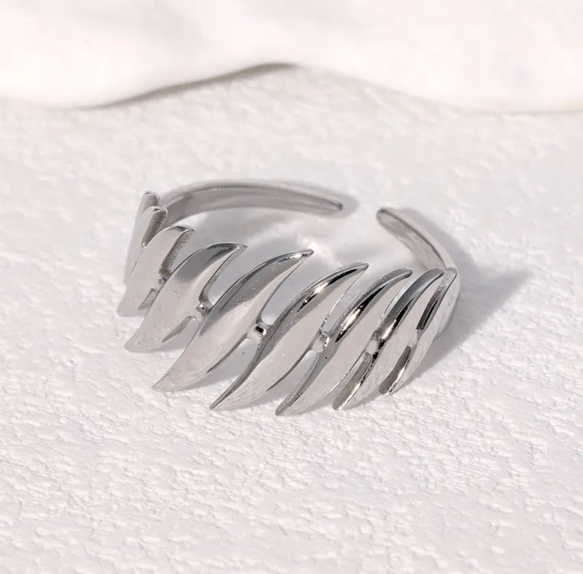ANILLO PALMAS SILVER