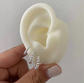 COMBO ARGOLLAS TORZADAS BLANCO