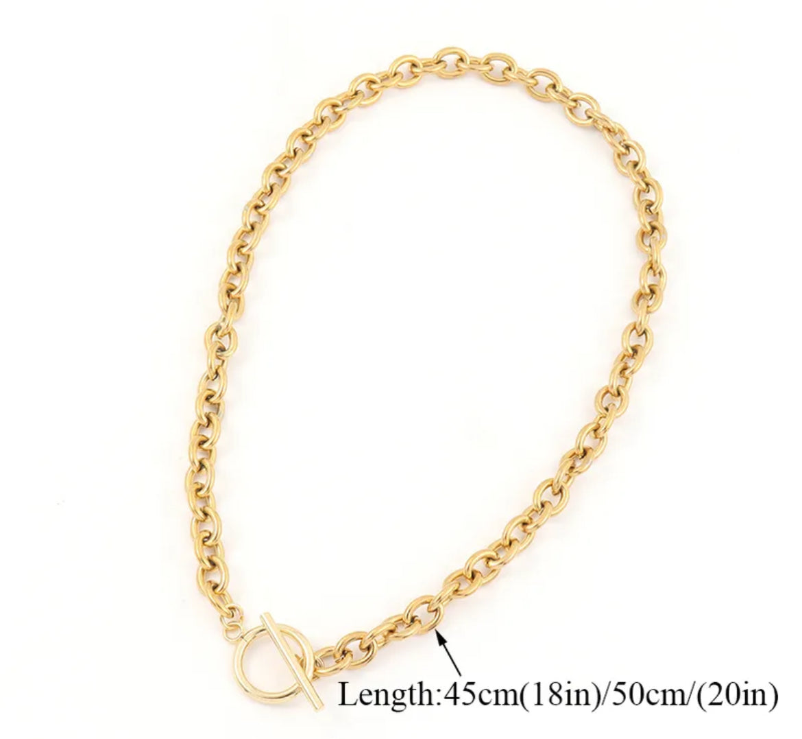 COLLAR ULTRA BOLD CHAIN GOLD