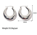 AROS ARGOLLA OVALADA SILVER