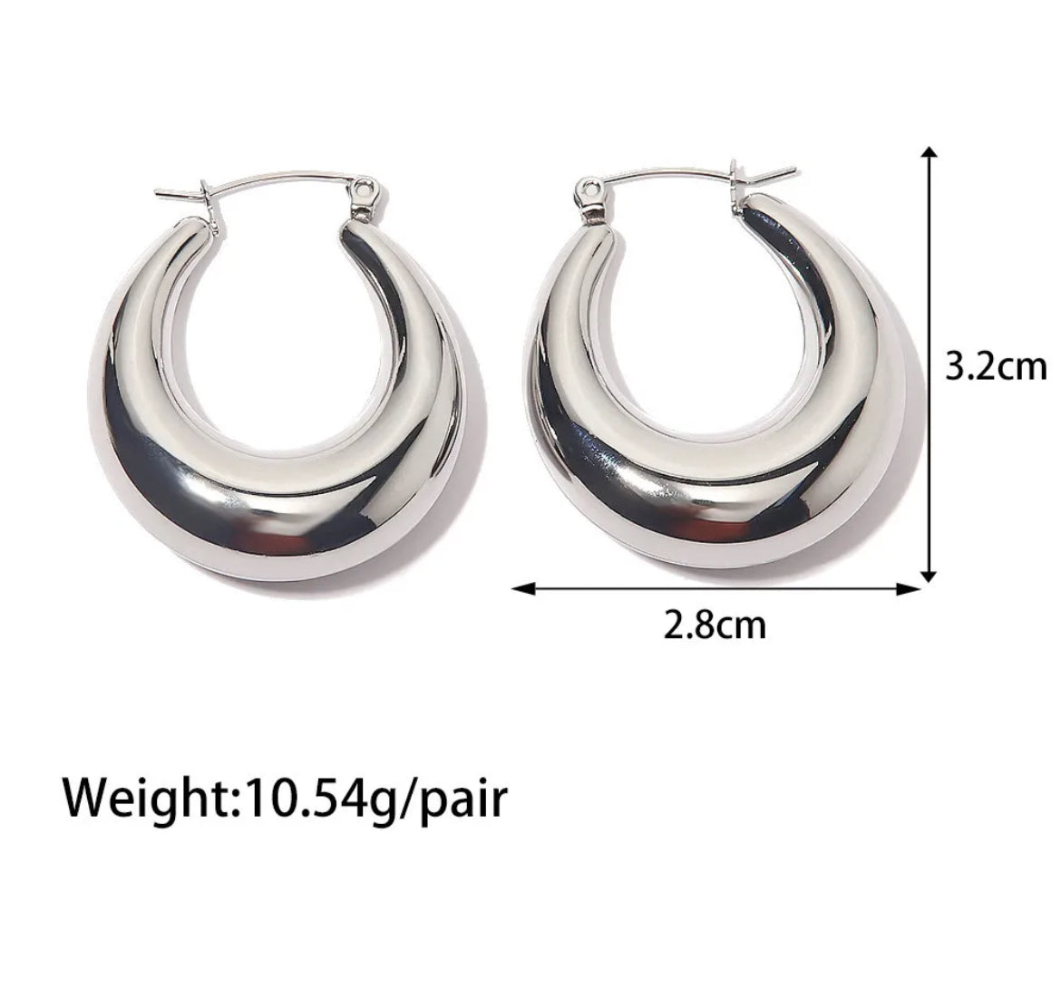 AROS ARGOLLA OVALADA SILVER