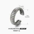 ANILLO PUNK SILVER