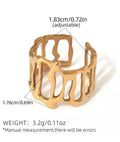 ANILLO BARROTE GOLD