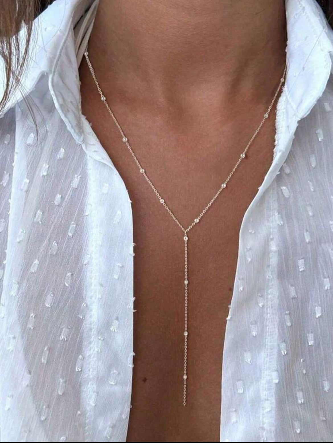 COLLAR BALLS SIMPLE SILVER