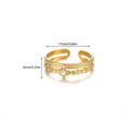 ANILLO DESTELLO PEARL GOLD