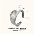ANILLO BOMBE STARS SILVER