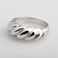 ANILLO CROISSANT SILVER