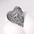 ANILLO HEART RETRO SILVER