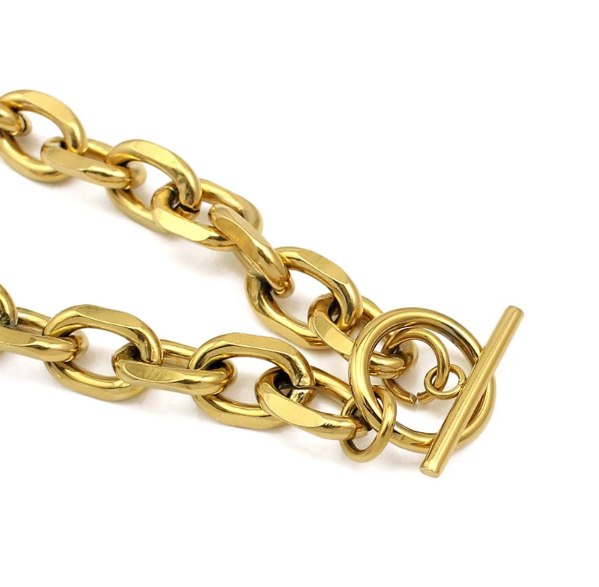 COLLAR ULTRA BOLD CHAIN GOLD