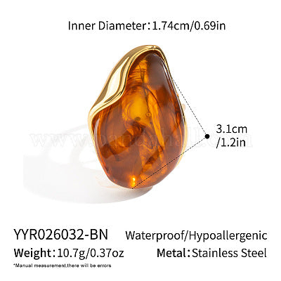 ANILLO PEARL NÁCAR CITRINO